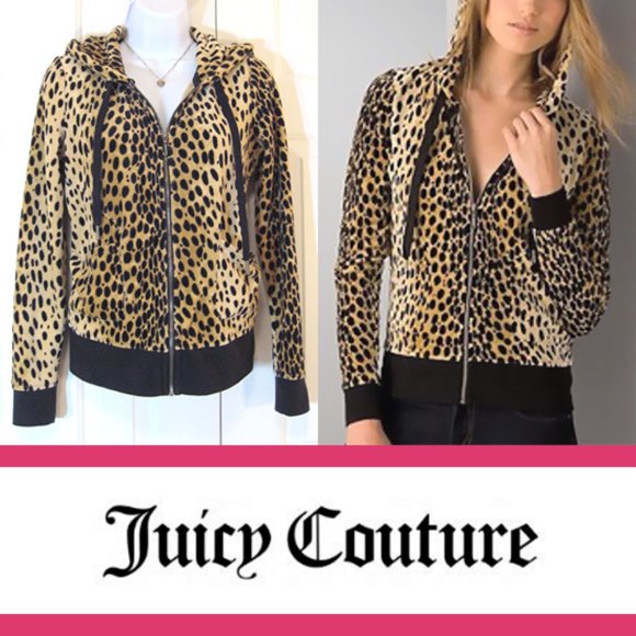 juicy couture leopard jacket